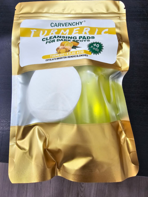 3 TURMERIC CLEANSING PADS