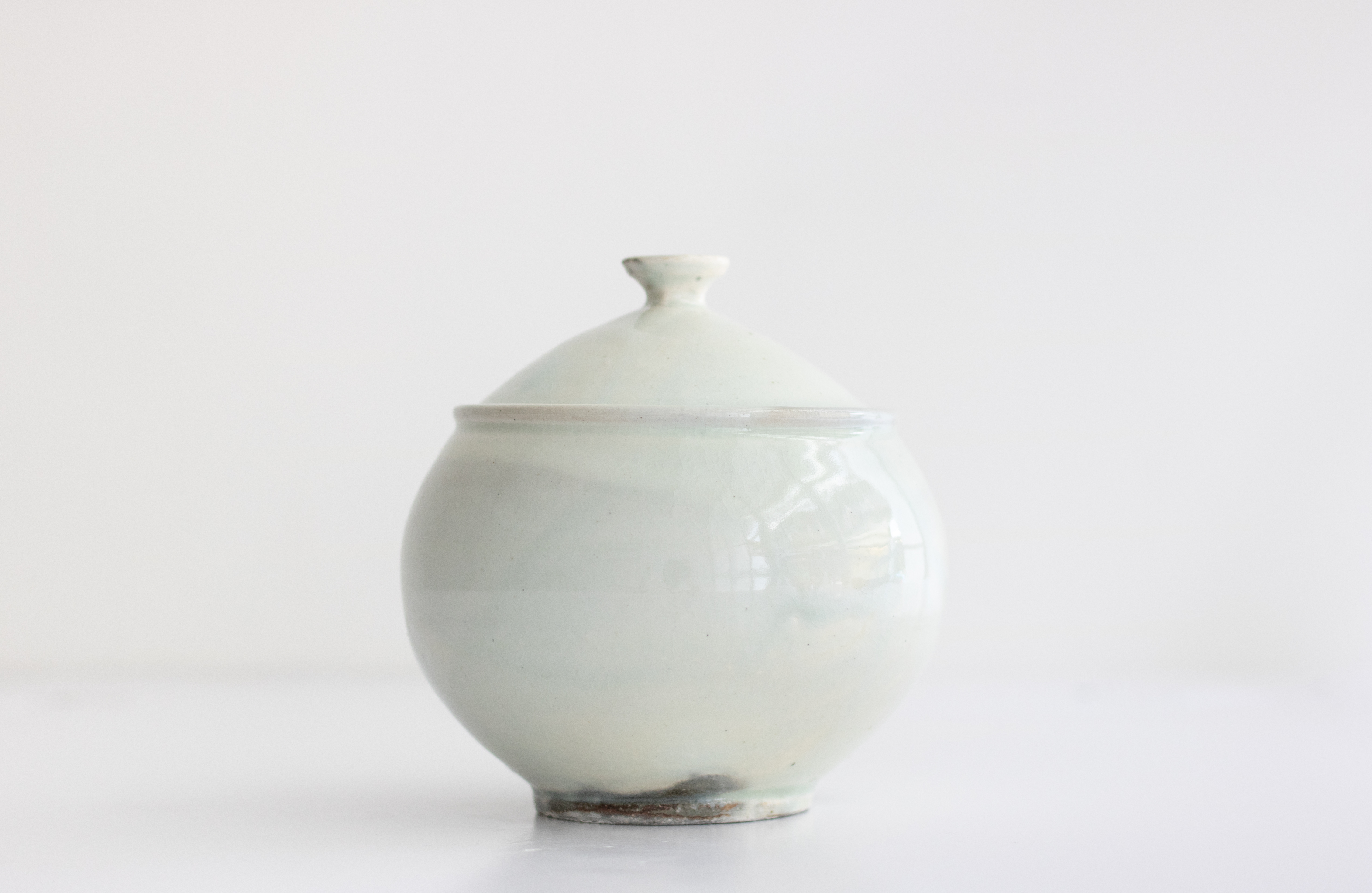 +g 古谷宣幸-粉引蓋物 B