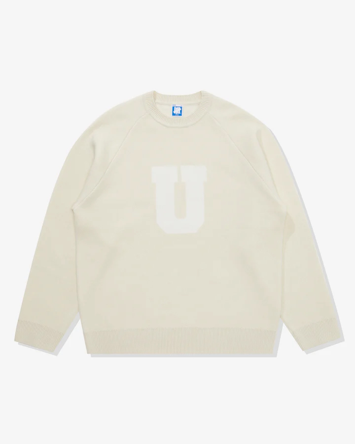 ☆ETW☆【EASY TO WEAR】UNDEFEATED BASIC LOGO CREWNECK SWEATER 柵欄 長袖 毛衣