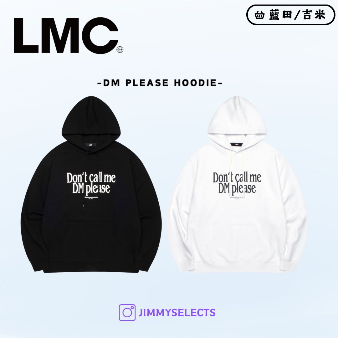 【代購】LMC DM PLEASE HOODIE 帽T 長袖 0LM45SHD104