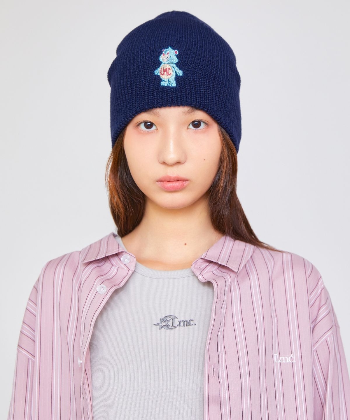 【代購】LMC BEAR EMB UNCUFFED BEANIE 熊熊 針織帽 毛帽 0LM45SBN301