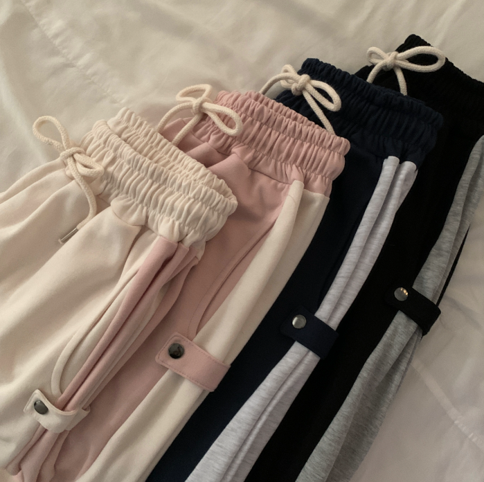 春季預訂｜新版！拼色按扣褲