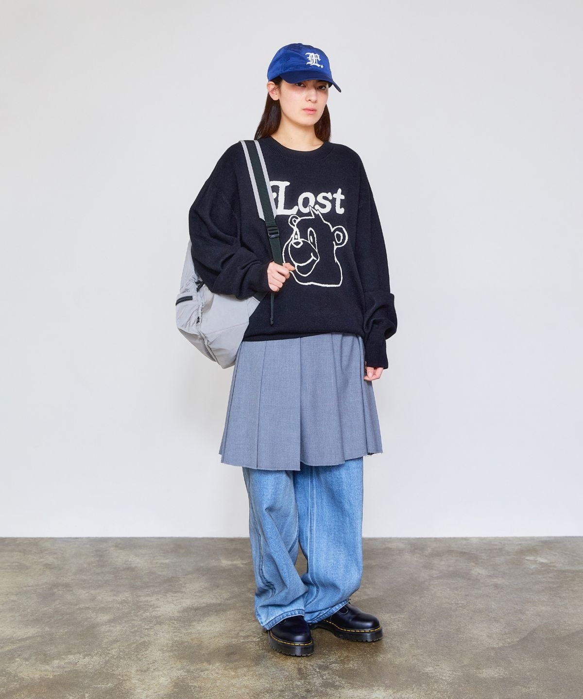 【代購】LMC BEAR FACE KNIT SWEATER 針織 衛衣 長袖 0LM45SKN502