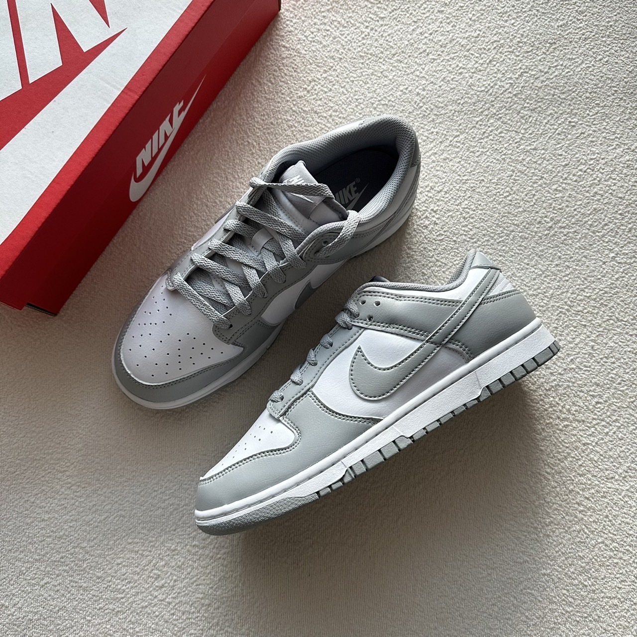 【APAIR】現貨 Nike Dunk Low RETRO 灰白 新灰白 深灰 男款 HF5441-105