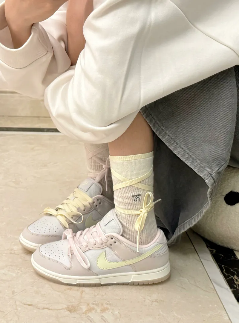 NIKE WMS DUNK LOW PRM 奶油粉杏 椰奶色 淡粉