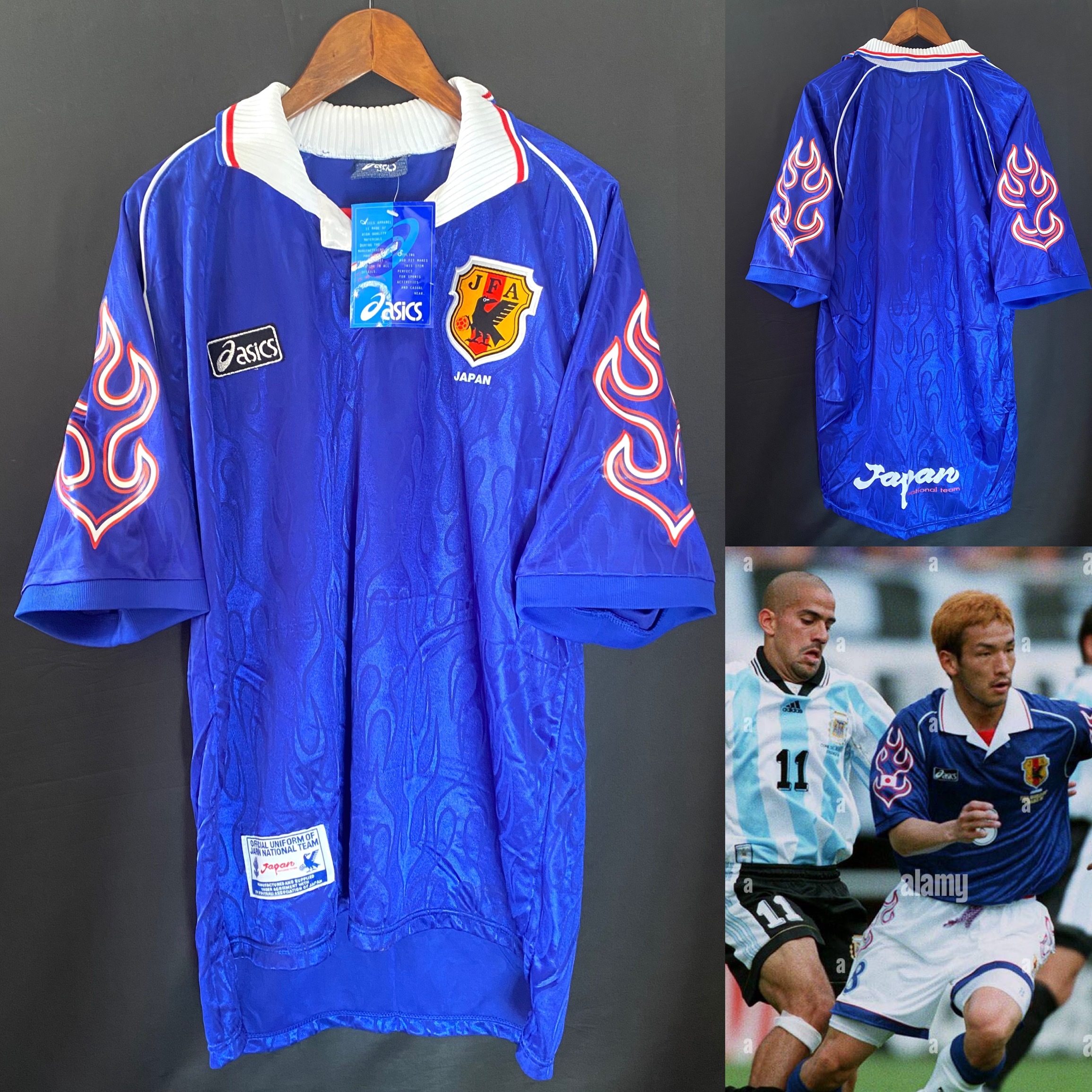 asics　日本代表ユニフォーム　1998　O　ワールドカップ　サッカー　青 $_57.JPG?set_id=880000500F