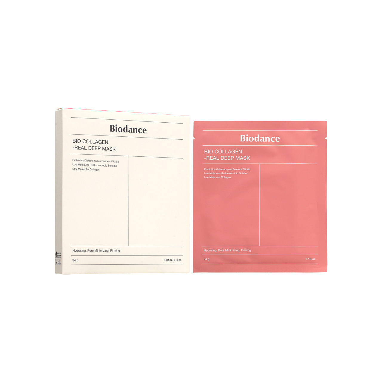 現 貨 |Biodance 蛋白深層生物膠原面膜 4片/盒