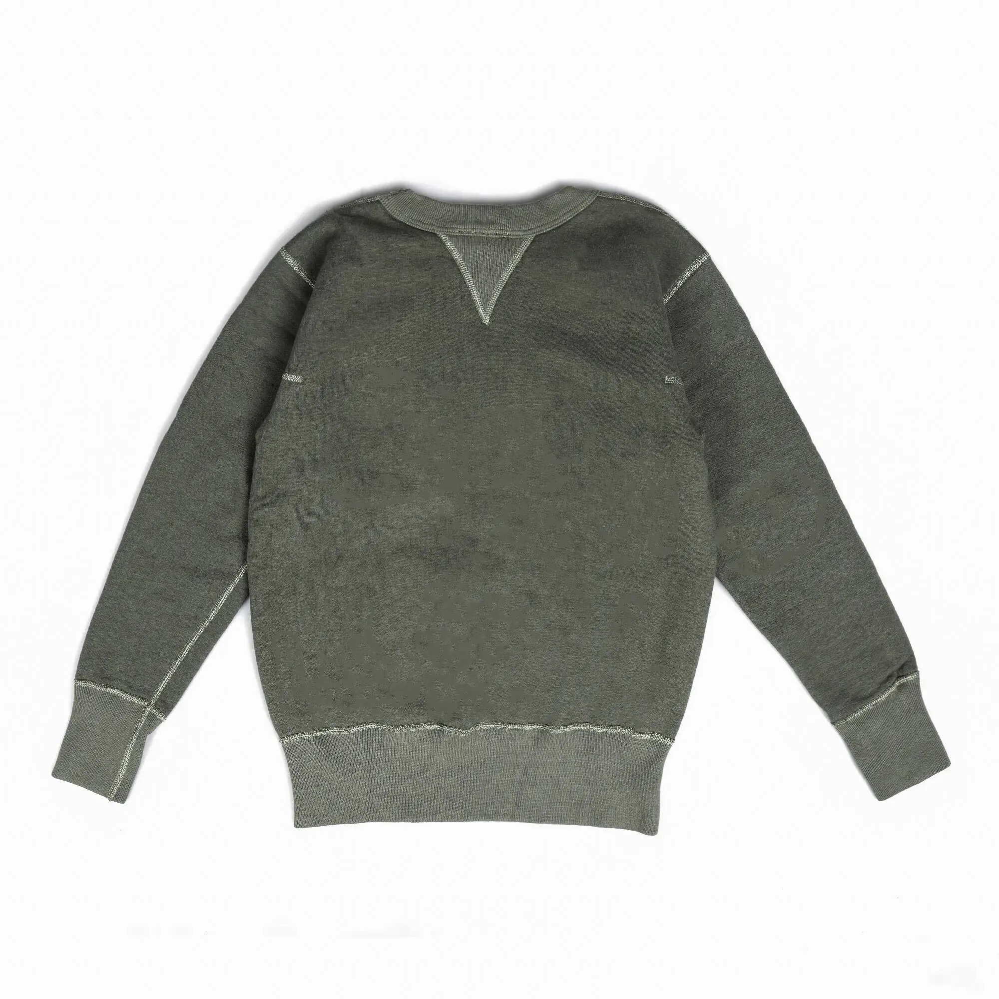 TWO MOONS - No.92022 V Gusset Set In Sleeve Sweatshirt (OLIVE)