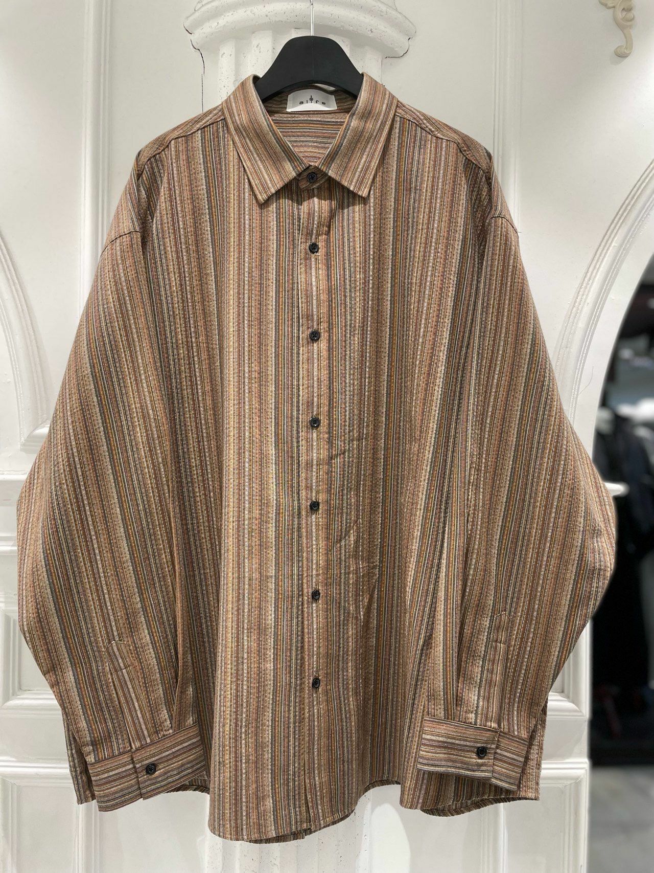 直紋長袖恤衫 alife-029S