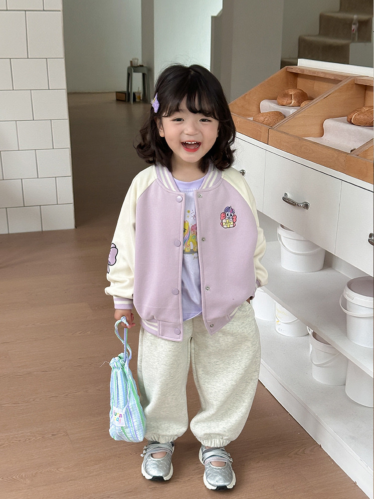 貓咪小馬棒球外套