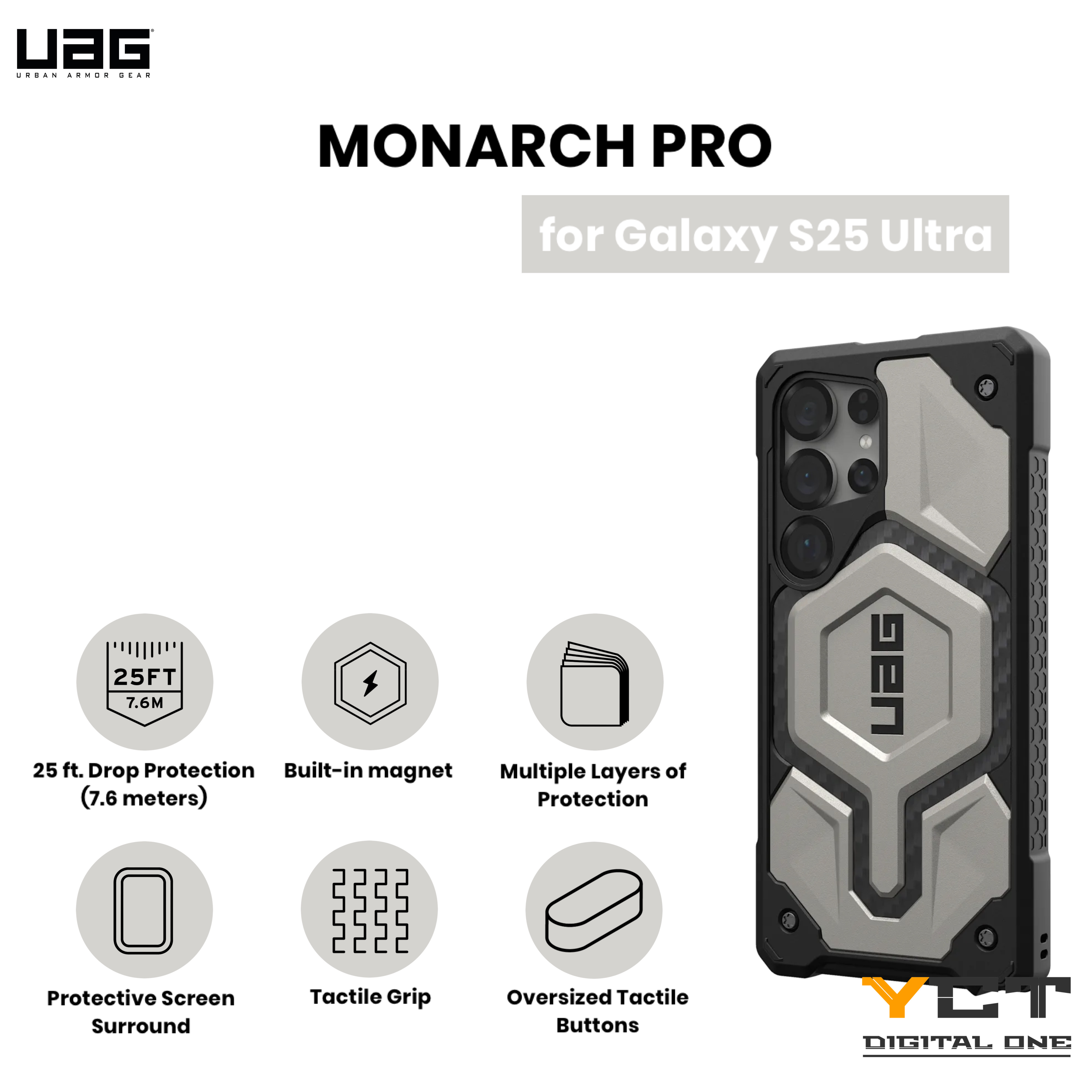 UAG Monarch Pro Galaxy S25 Ultra 手機保護殼