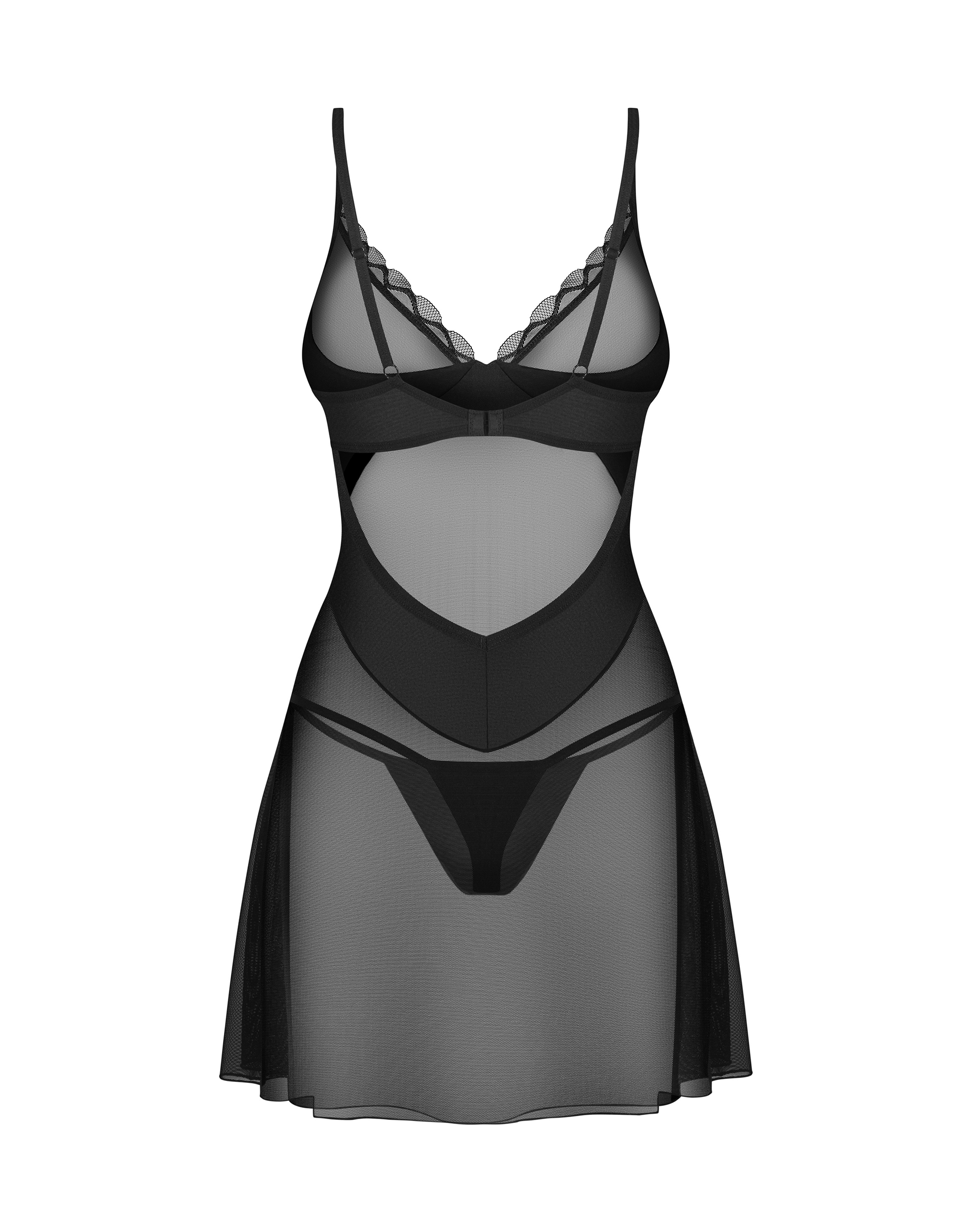 Obsessive - Stelisa chemise & thong - S/M/L/XL