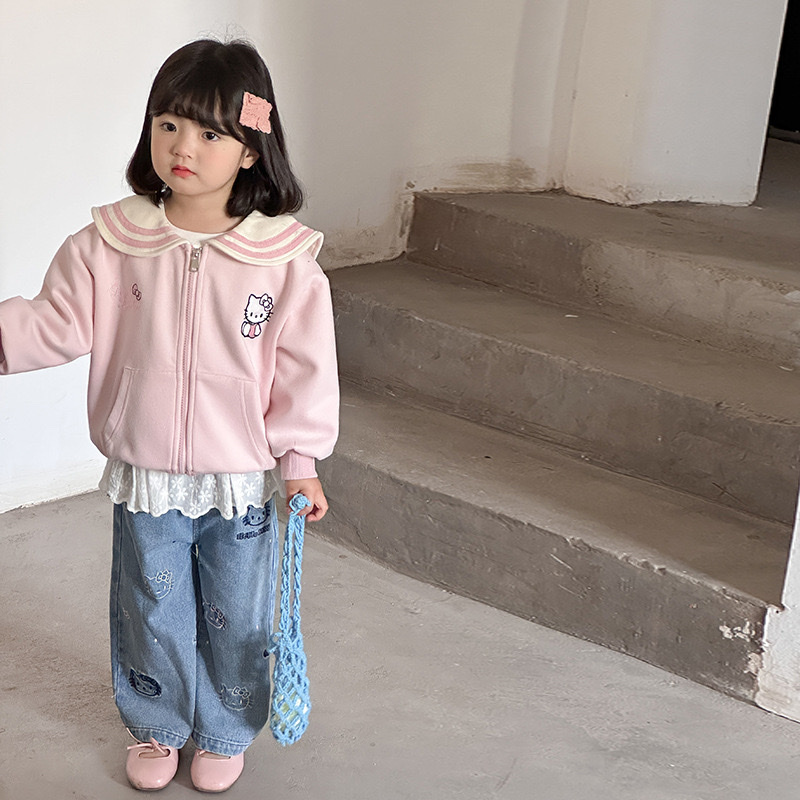 韓系小貓海軍領外套