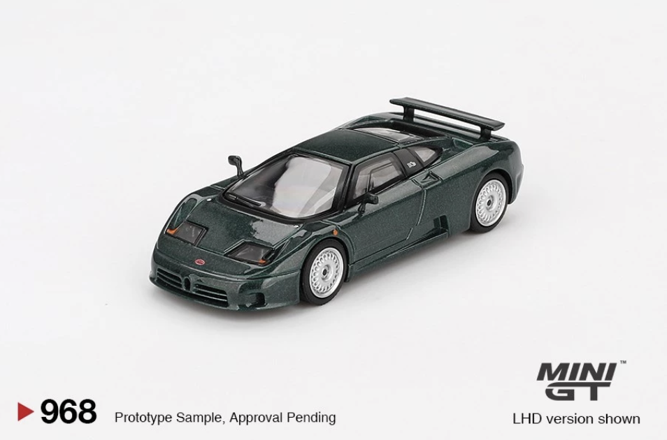 【預訂】Mini GT #968 Bugatti EB110 GT Verde Scuro