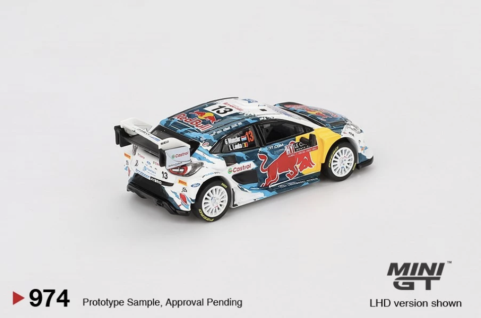 【預訂】Mini GT #974 Ford Puma Rally1 #13 M-Sport Ford WRT 2024 Rally Monte Carlo