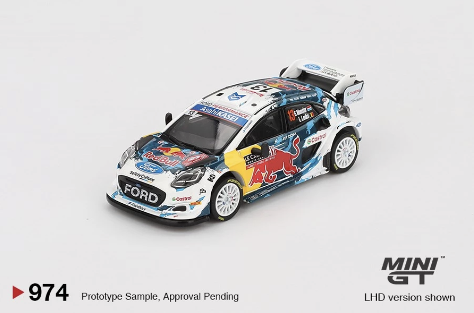 【預訂】Mini GT #974 Ford Puma Rally1 #13 M-Sport Ford WRT 2024 Rally Monte Carlo