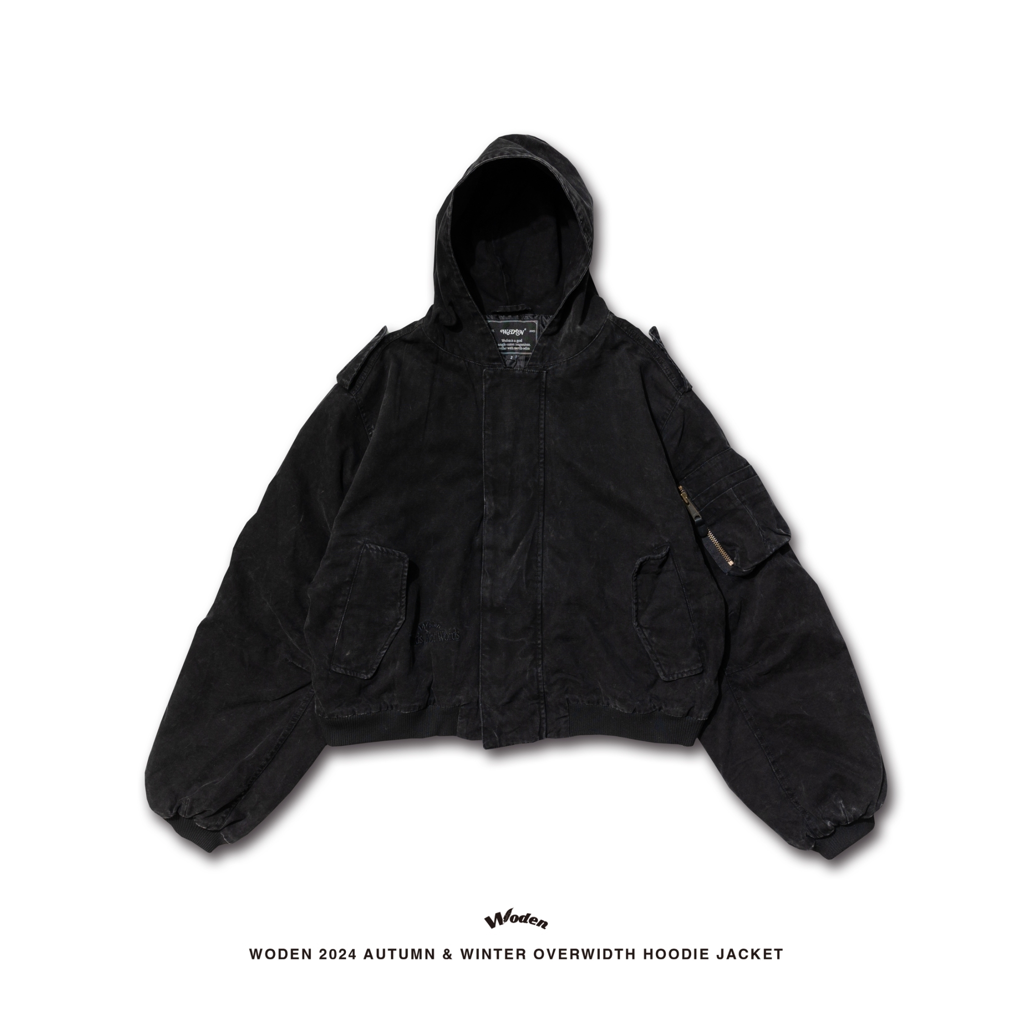 WODEN 2024 Autumn & Winter 061 Overwidth Hoodie Jacket