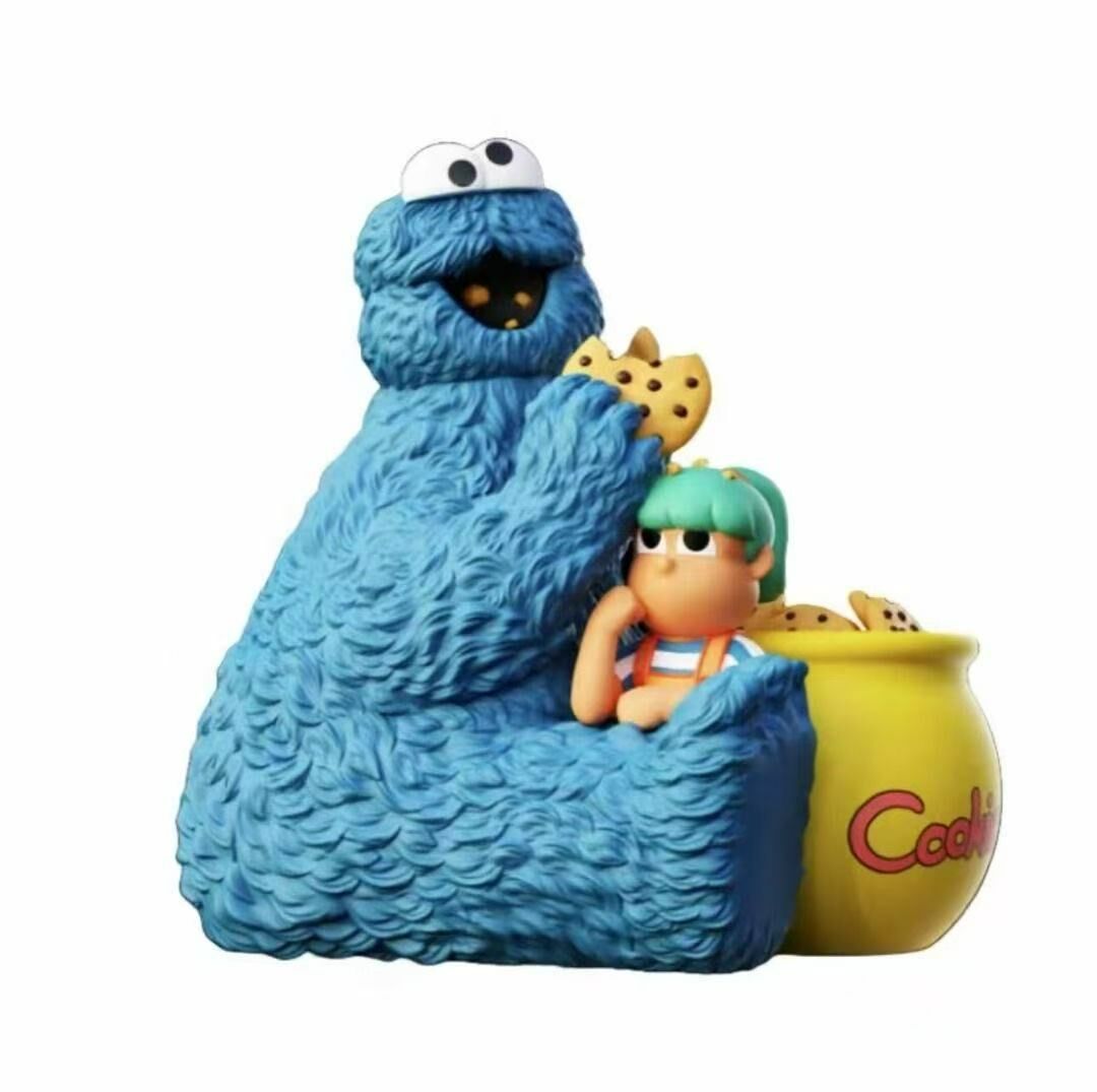 Jun Oson x Sesame Street Cookie Monster 甜餅怪 芝麻街