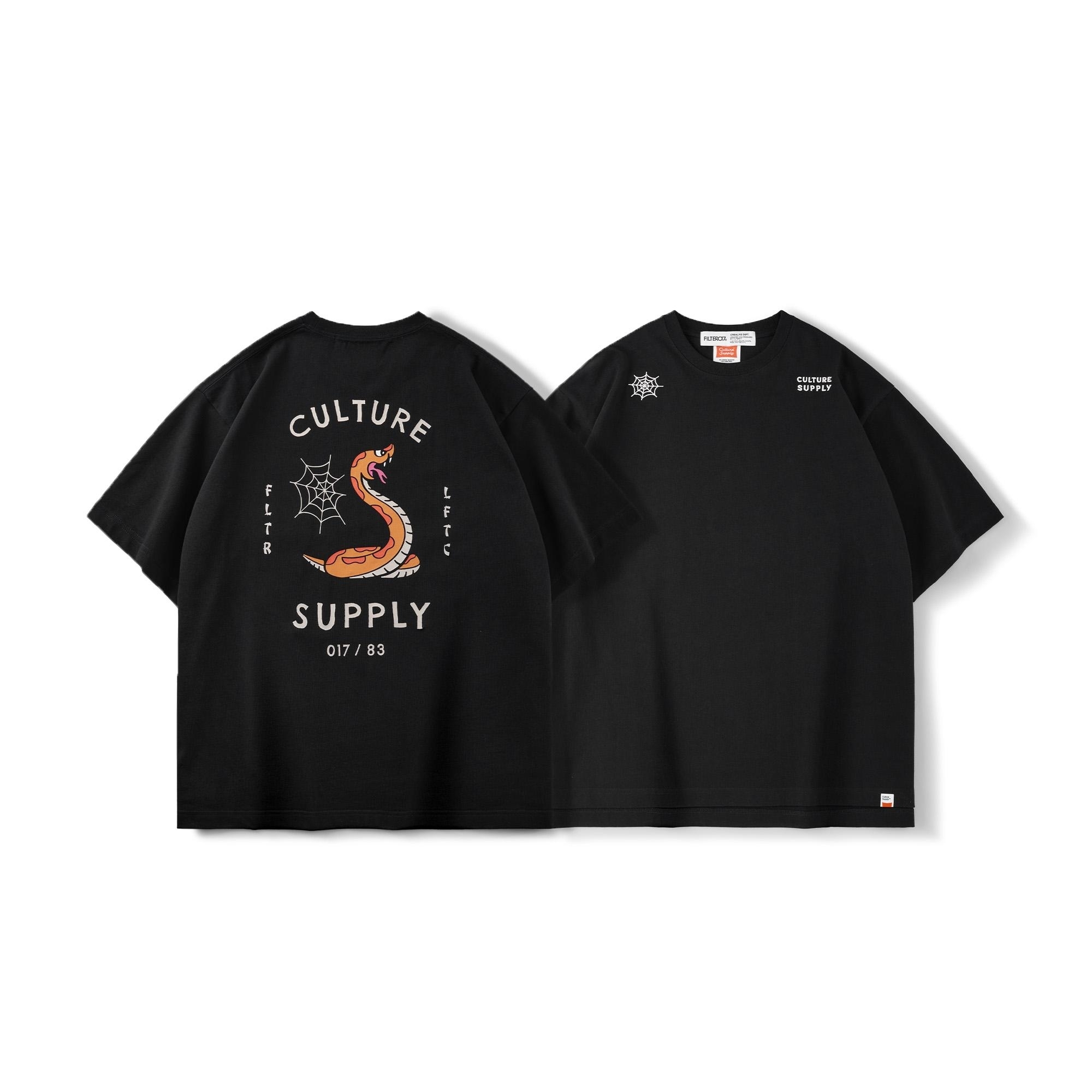 Filter017 X Loftice 蛇年黑色短T