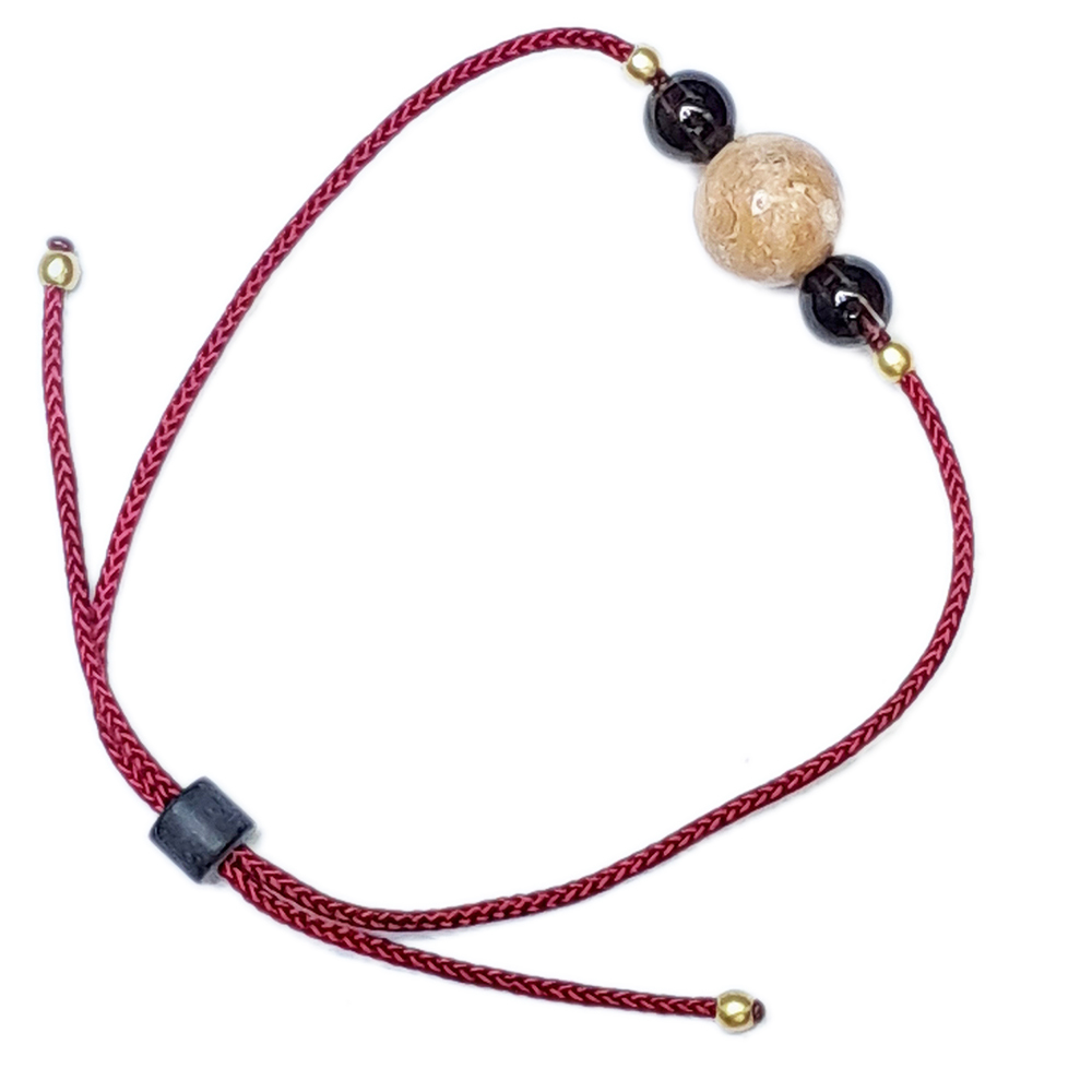 龍宮舍利10mm&茶晶 中國結手鍊【十方】154263