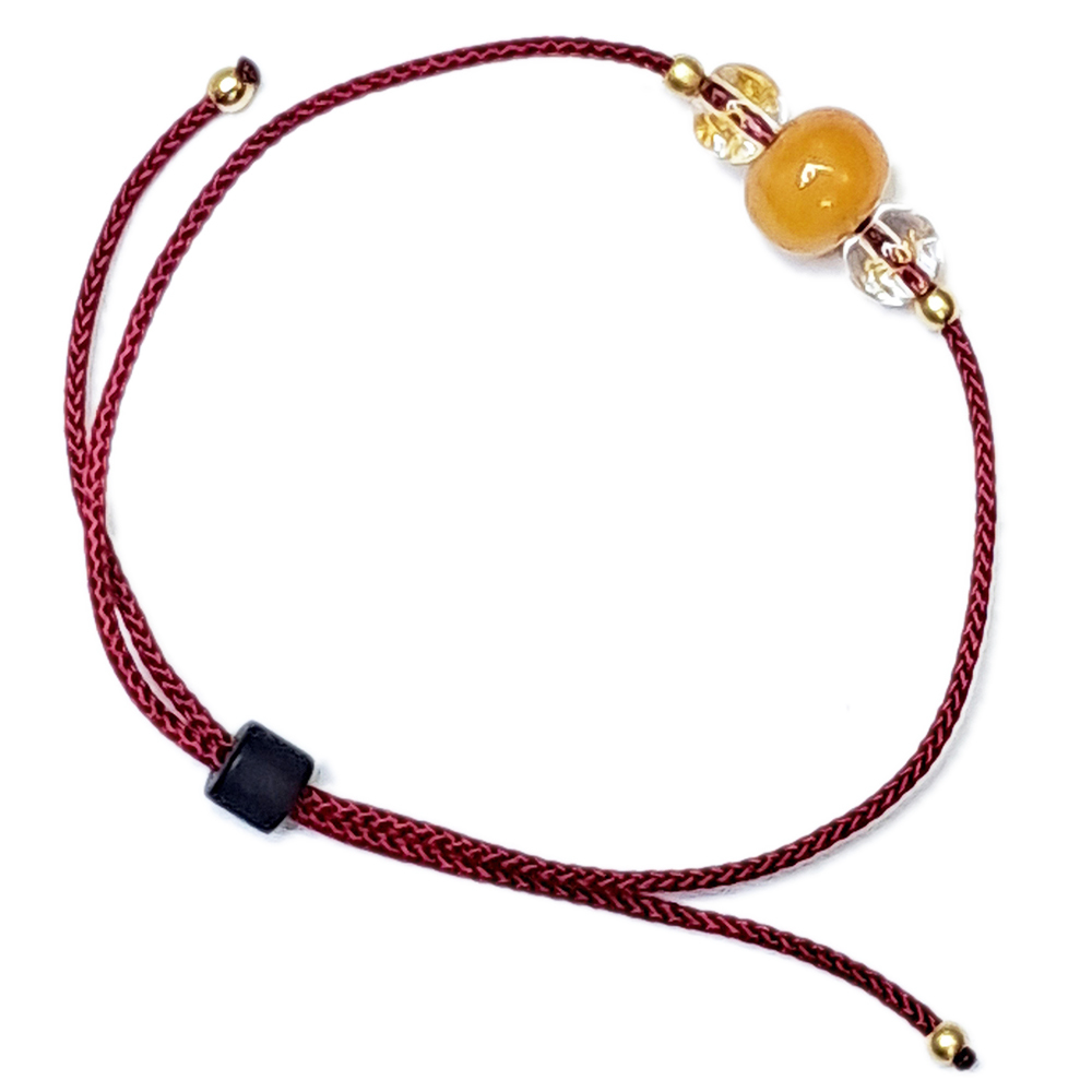 老蜜納&六字真言{水晶} 中國結手鍊【十方】154275