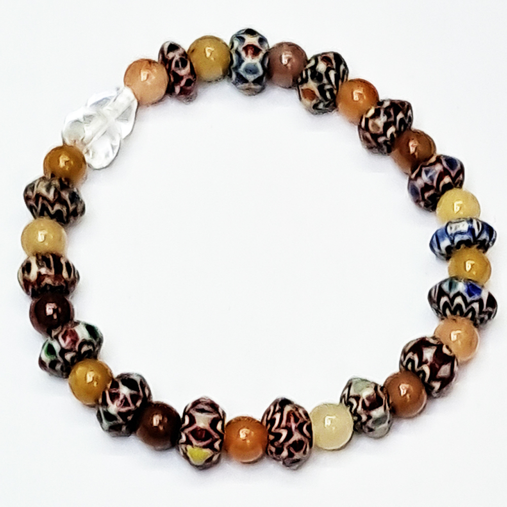 葫蘆{水晶}&雪弗蘭琉璃手珠5*8mm【十方】154269