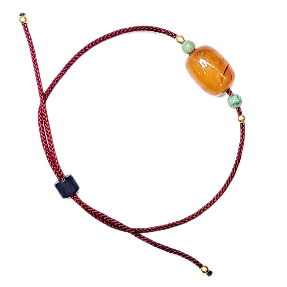 老蜜納&綠松石 中國結手鍊【十方】154270