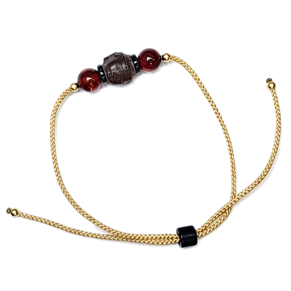 金絲琥珀&佛首{沉木} 中國結手鍊【十方】154278