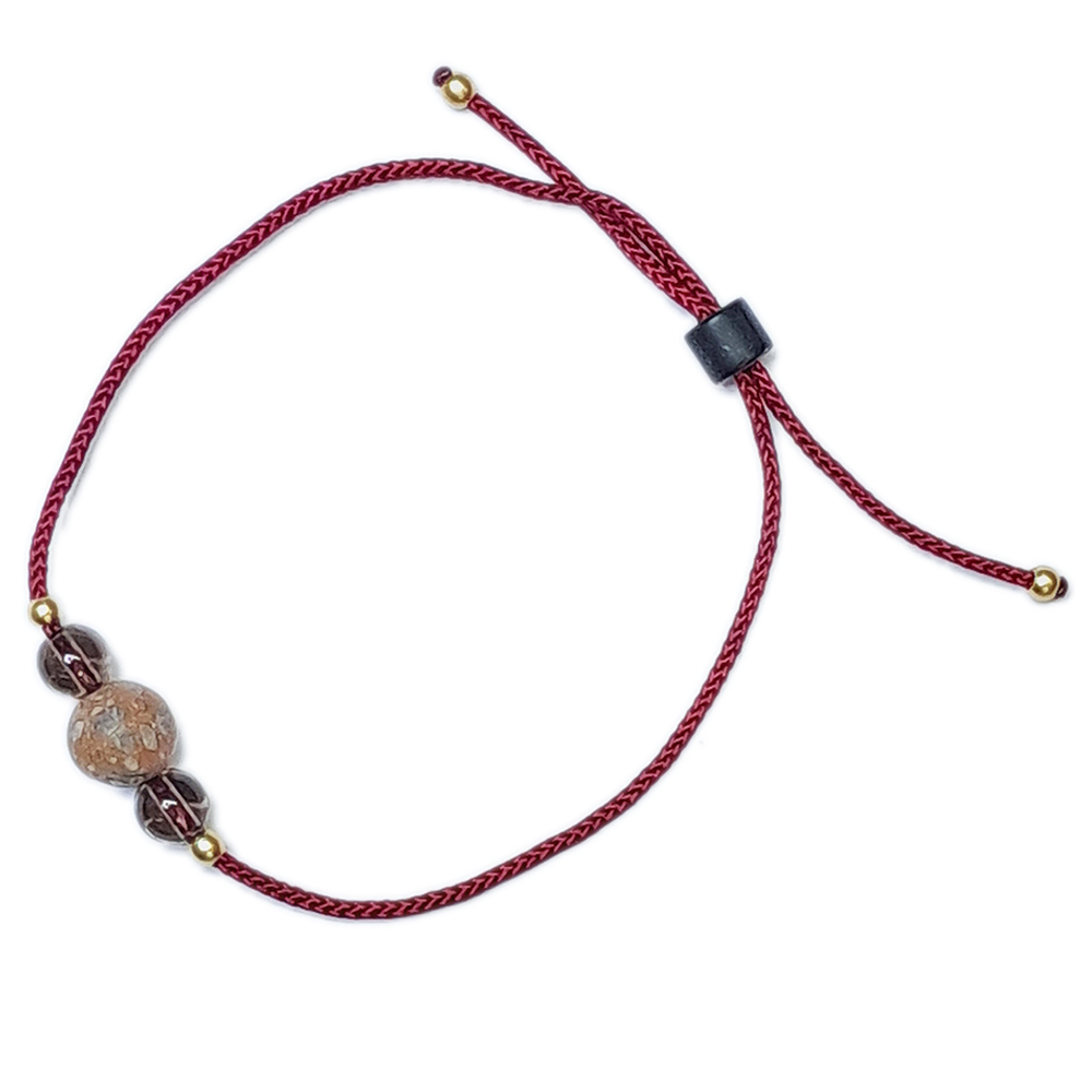 龍宮舍利8mm&茶晶 中國結手鍊【十方】154264