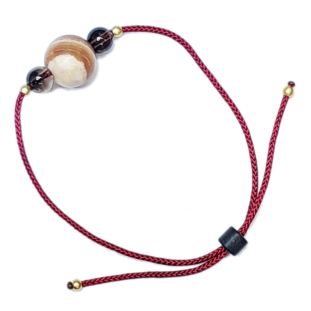 龍宮舍利12mm&茶晶 中國結手鍊【十方】154268