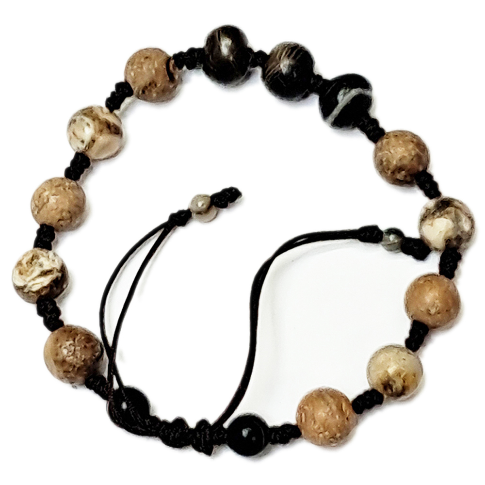 藥師珠&龍宮舍利{靈骨}8mm 中國結手鍊【十方】154259