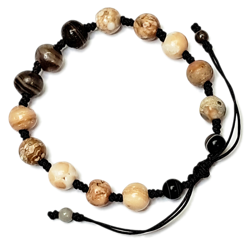 藥師珠&龍宮舍利{靈骨}8mm 中國結手鍊【十方】154291