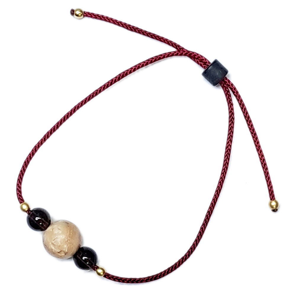 龍宮舍利10mm&茶晶 中國結手鍊【十方】154263