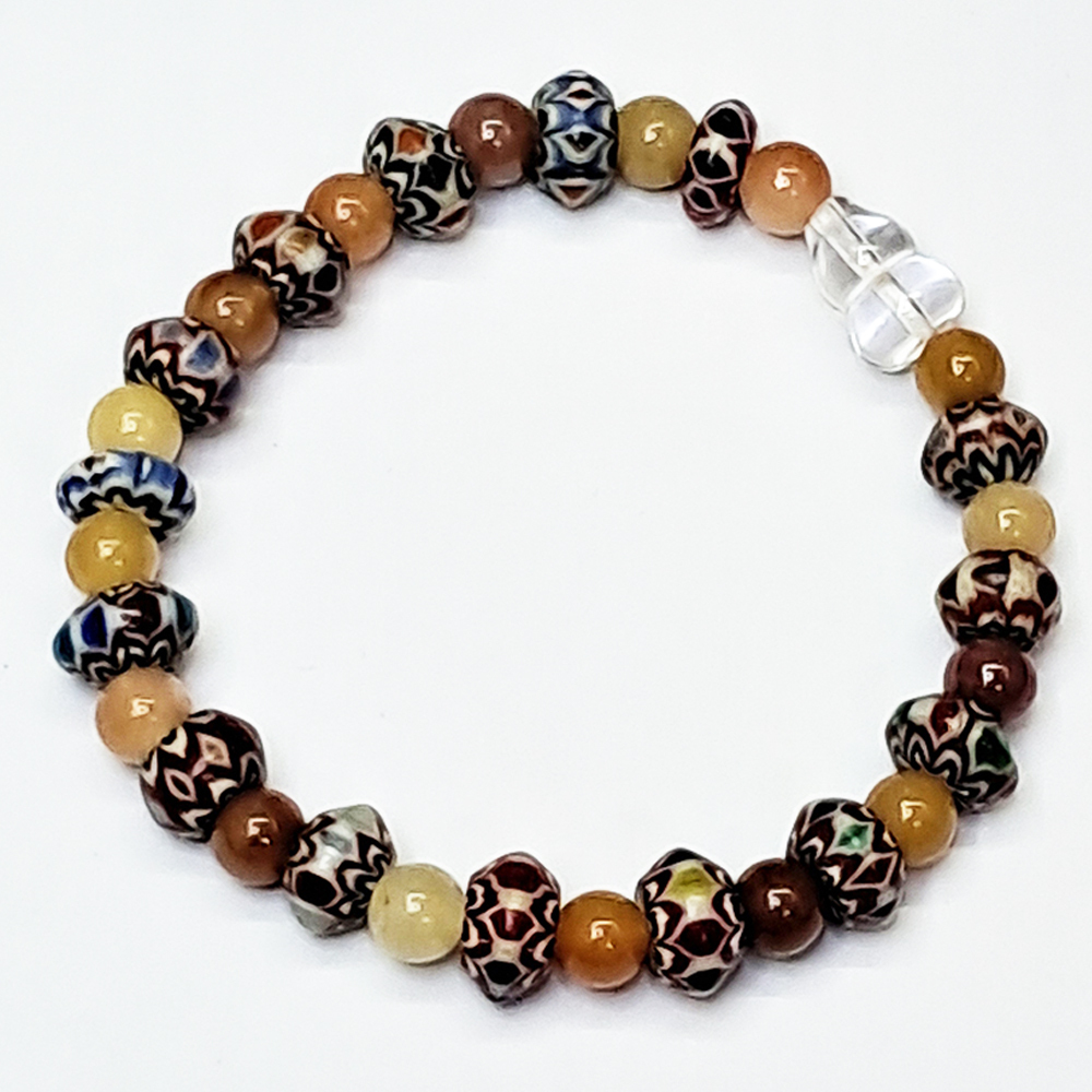 葫蘆{水晶}&雪弗蘭琉璃手珠5*8mm【十方】154269