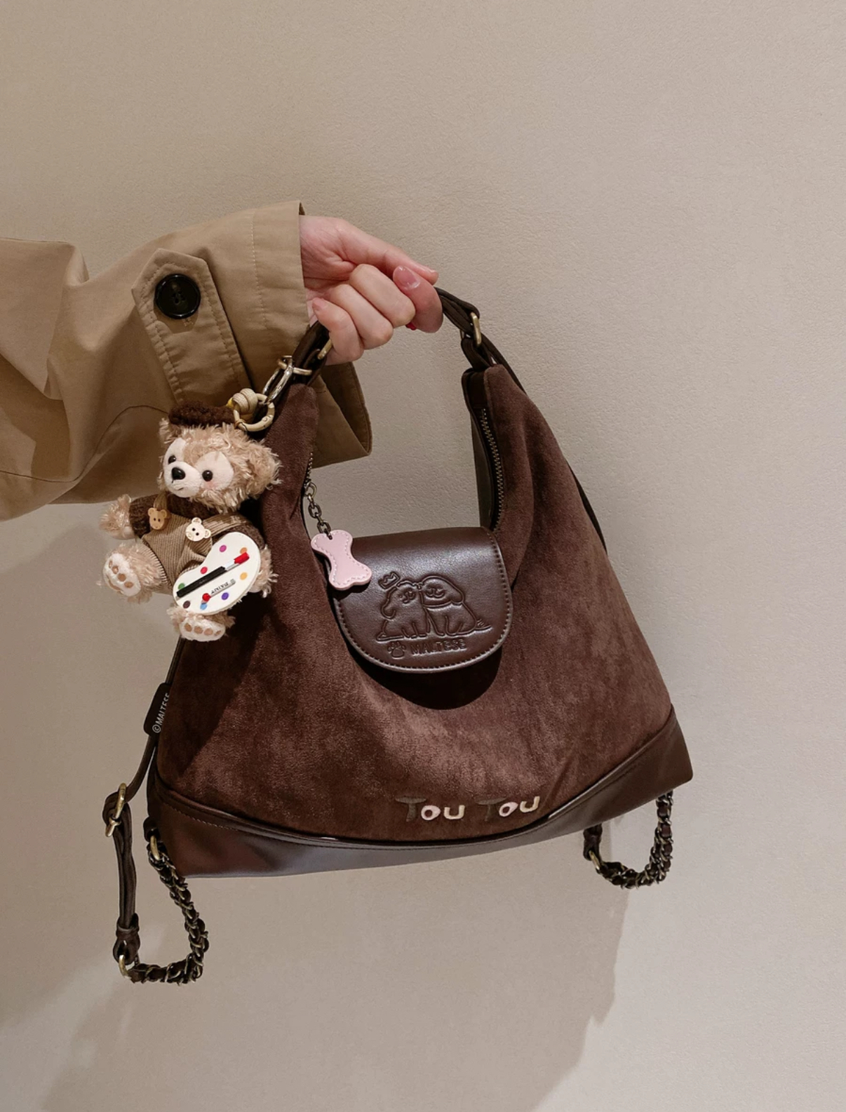 TOUTOU x 線條小狗 Maltese 馬爾濟斯 正版聯名 托特包 多色 手提包 單肩包 雙肩包⁣ 大容量/預購