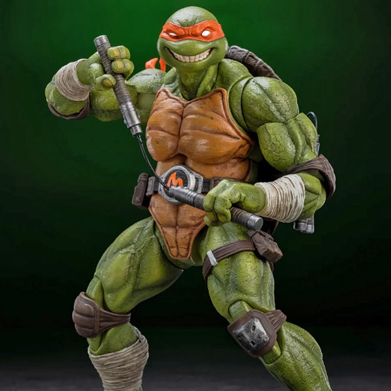 (Pre-Order) LINGJIHUN 1/12 TMNT Michelangelo Action Figure