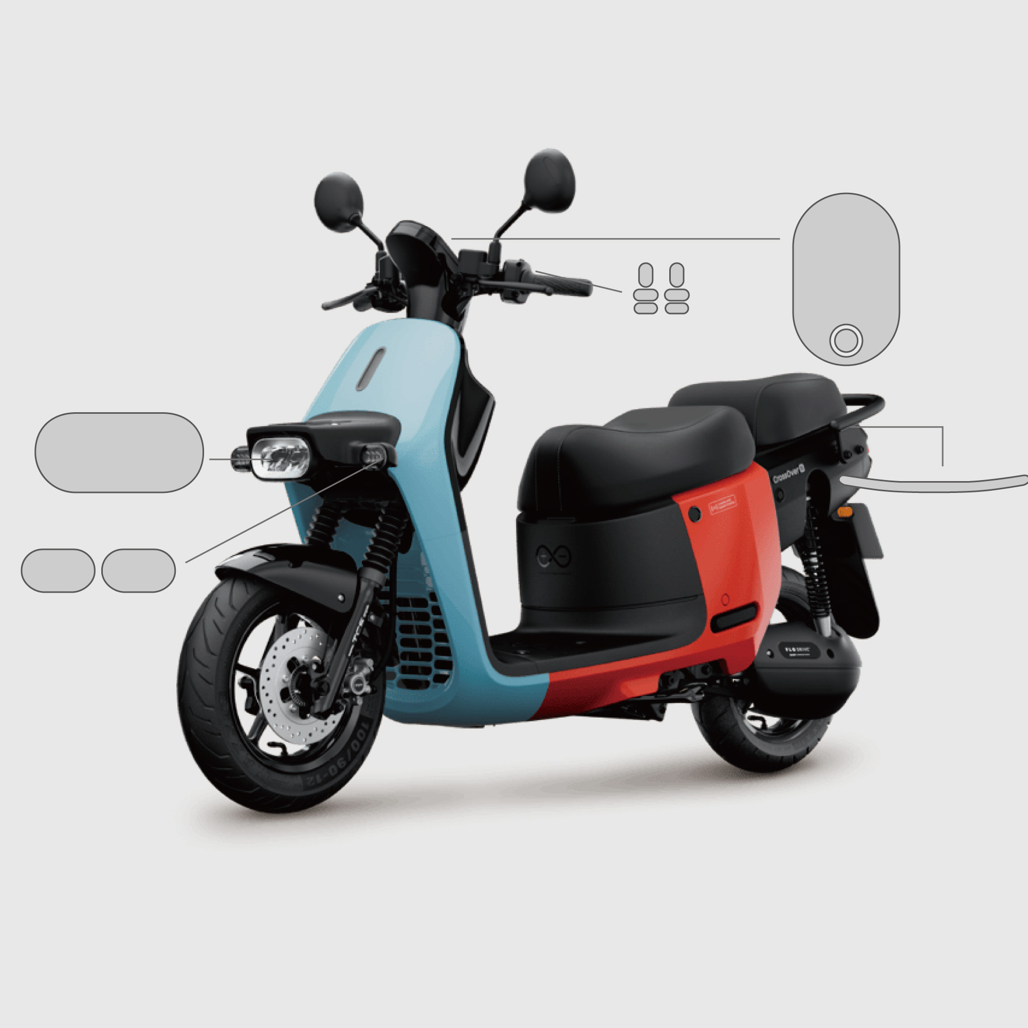 Gogoro CrossOver｜3M頂級犀牛皮保護膜