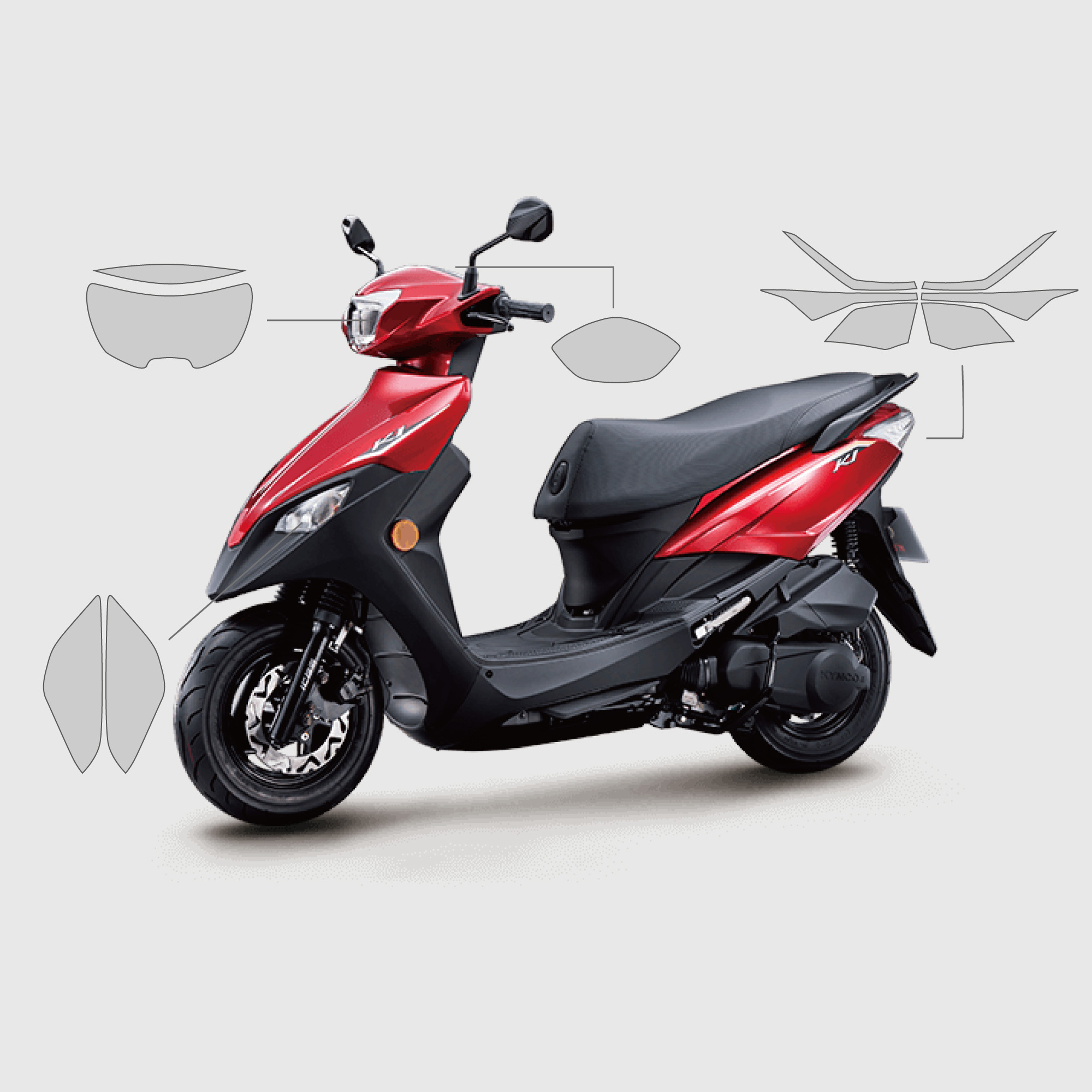 KYMCO K1 125｜3M頂級犀牛皮保護膜