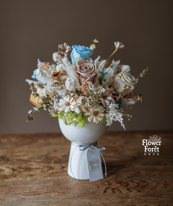 藍色香頌 | 桌花