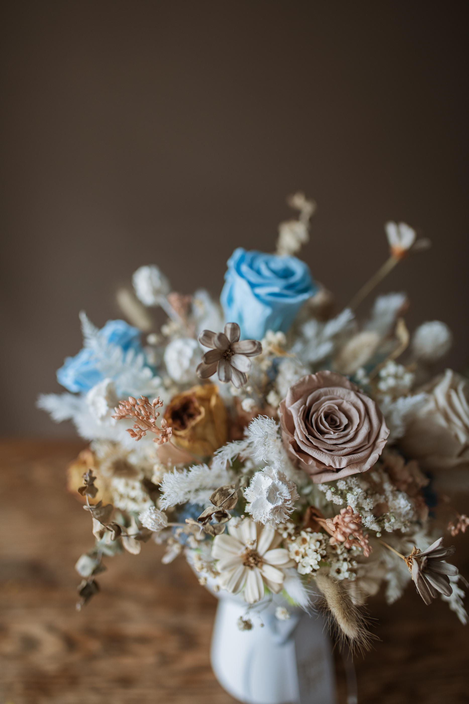 藍色香頌 | 桌花