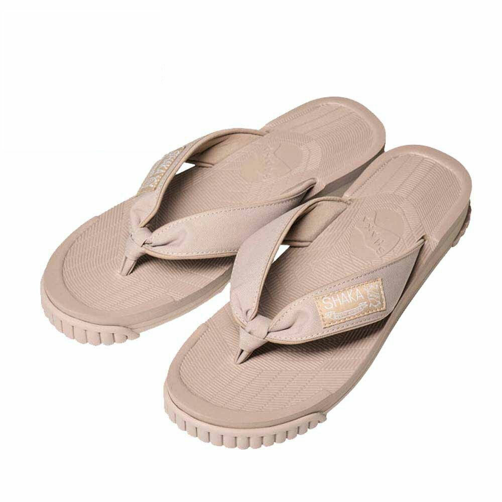【SHAKA】LAWN SLIDE 433197 米灰 中性夾腳拖鞋 / SHK433197TPE