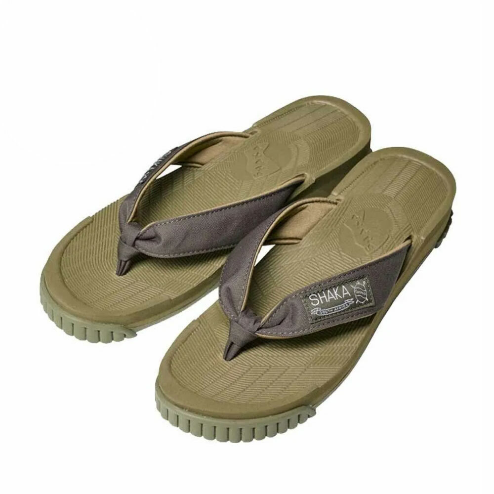 【SHAKA】LAWN SLIDE 433197 軍綠 中性夾腳拖鞋 / SHK433197AMY