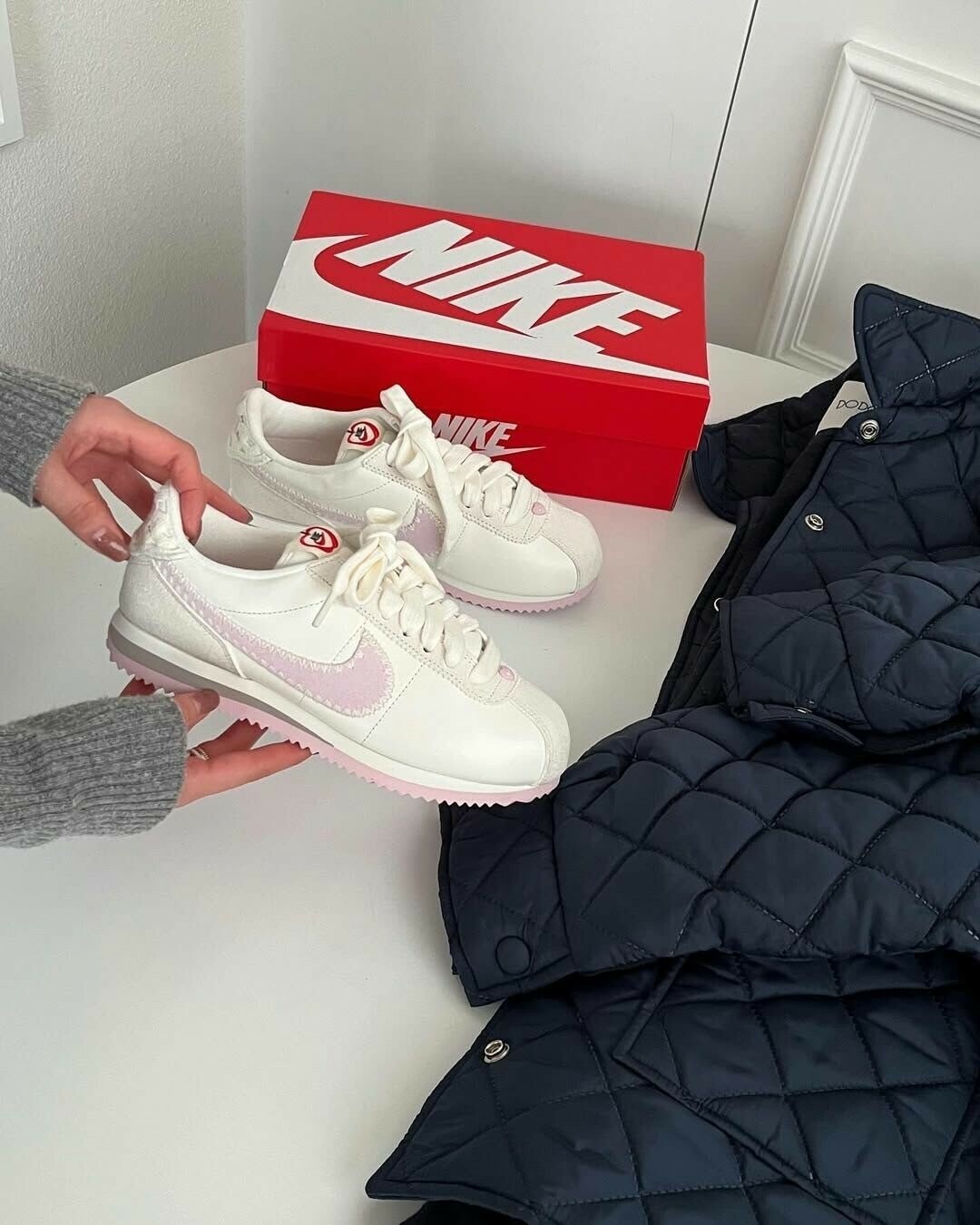 Nike Cortez 2025情人節 阿甘 粉色 粉米