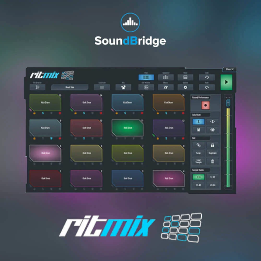 SoundBridge RitMix: Drum Machine 雙功能節奏鼓機(序號下載版)