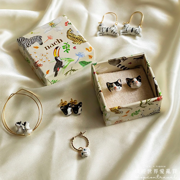 法國 Nach Bijoux 高端陶瓷手工珠寶設計師＊貓貓狗狗大集合