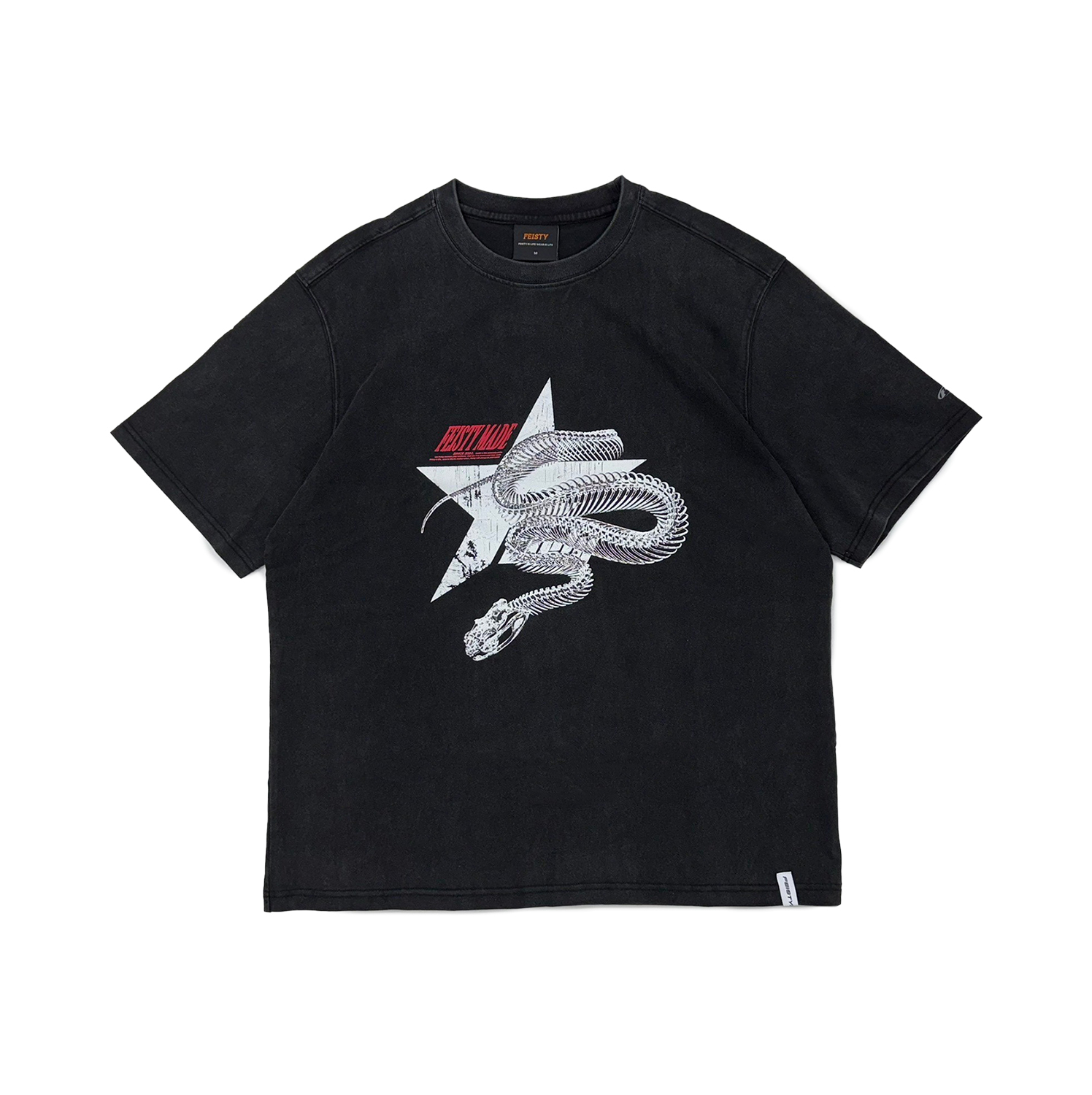 FEISTY 25NEWYEAR SNAKE TEE 蛇年短袖 黑色 FS-US25-38 [台灣現貨]