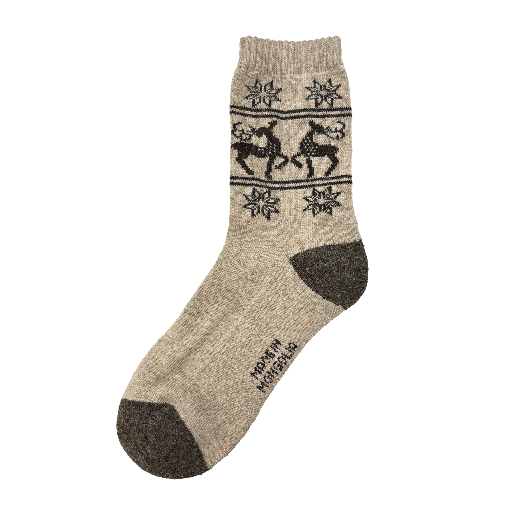 【底部加厚款】木質聖誕中筒羊毛襪 中性款 (4色) 44AY250288