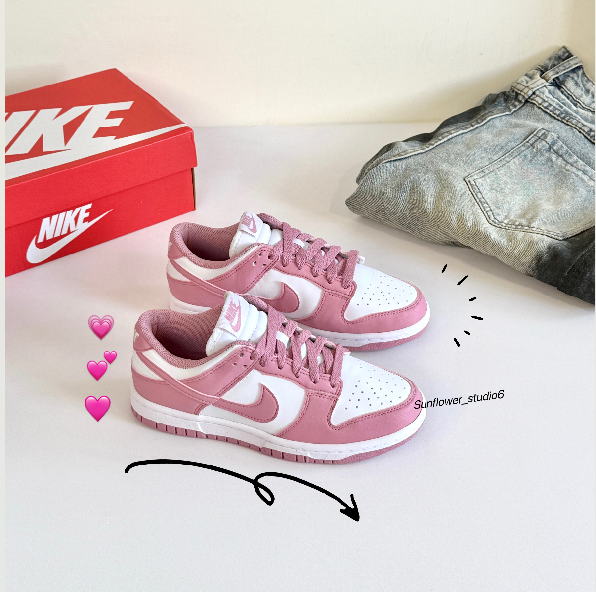 Nike Dunk Low Next Nature 粉紅泡泡糖 白粉色 少女粉 皮革 女款 DD1873-112/預購