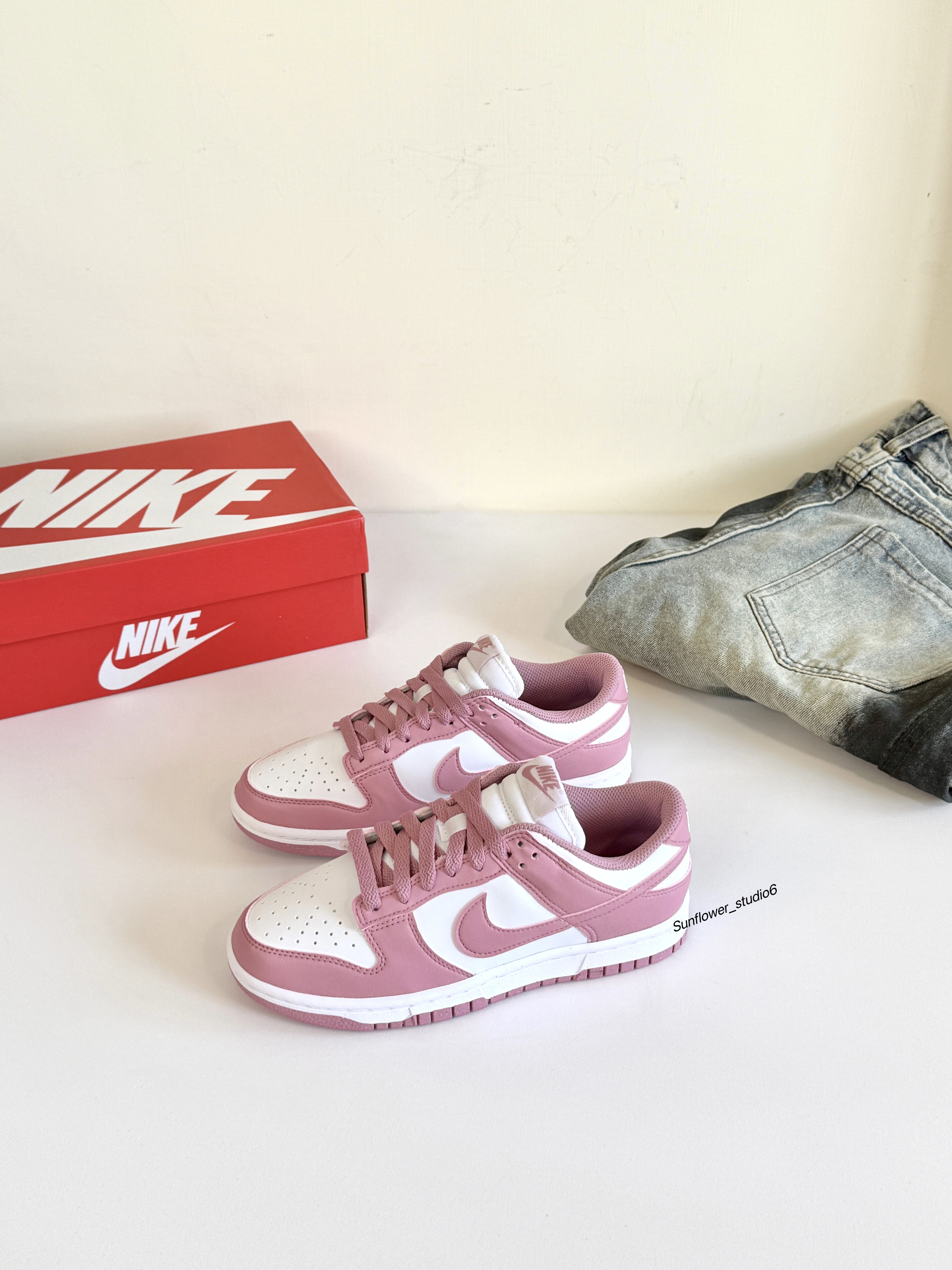 Nike Dunk Low Next Nature 粉紅泡泡糖 白粉色 少女粉 皮革 女款 DD1873-112/預購