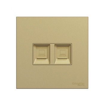 R048 奐尚 兩位RJ11電話插座,Keystone面板備防塵活門